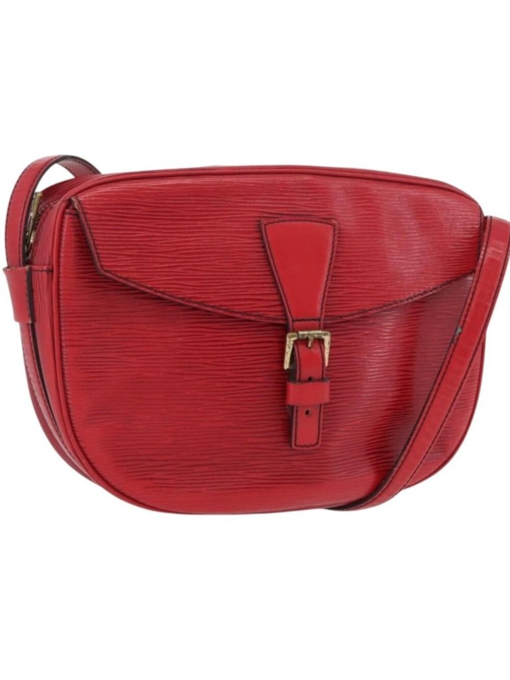 LOUIS VUITTON Epi Jeune Fille MM Shoulder Bag Red M52157